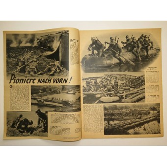 Журнал Коралл 3-й Рейх Koralle, Nr.27, 7 Июля 1940, 24 страницы. Espenlaub militaria